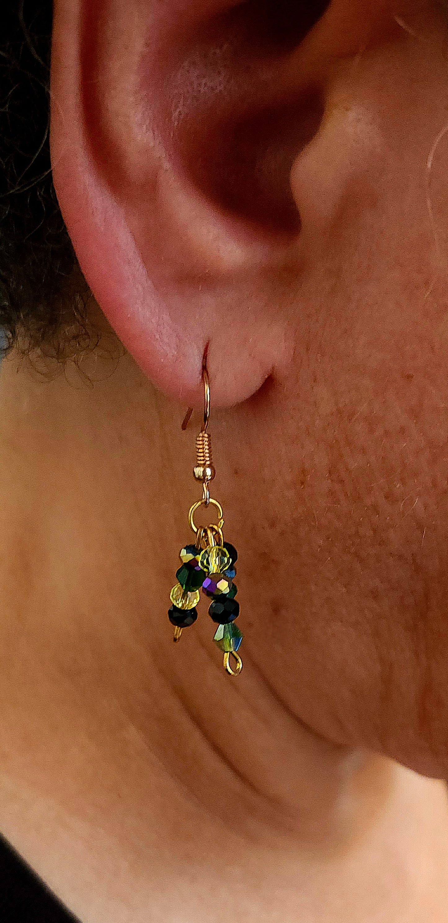 Triple Strand Earrings