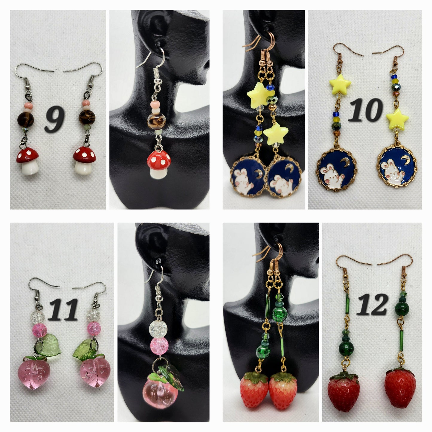 Dangle Charm Earrings